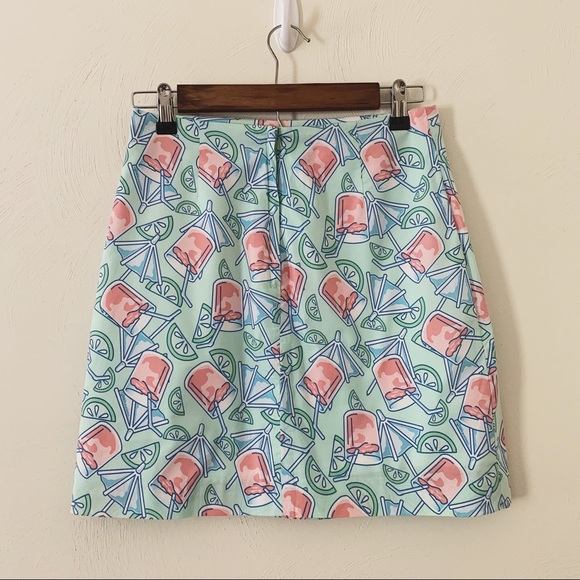 Vineyard Vines Pink Lemonade Skirt Size 2 - Picture 2 of 4